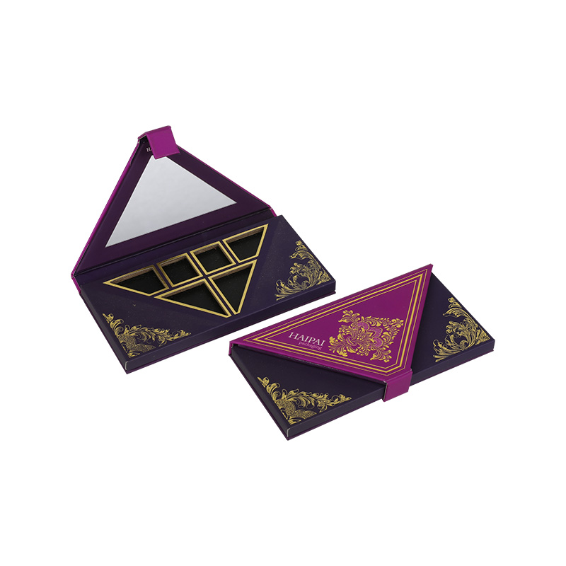 6-Hole Flip-Top Triangle Square Eyeshadow Palette
