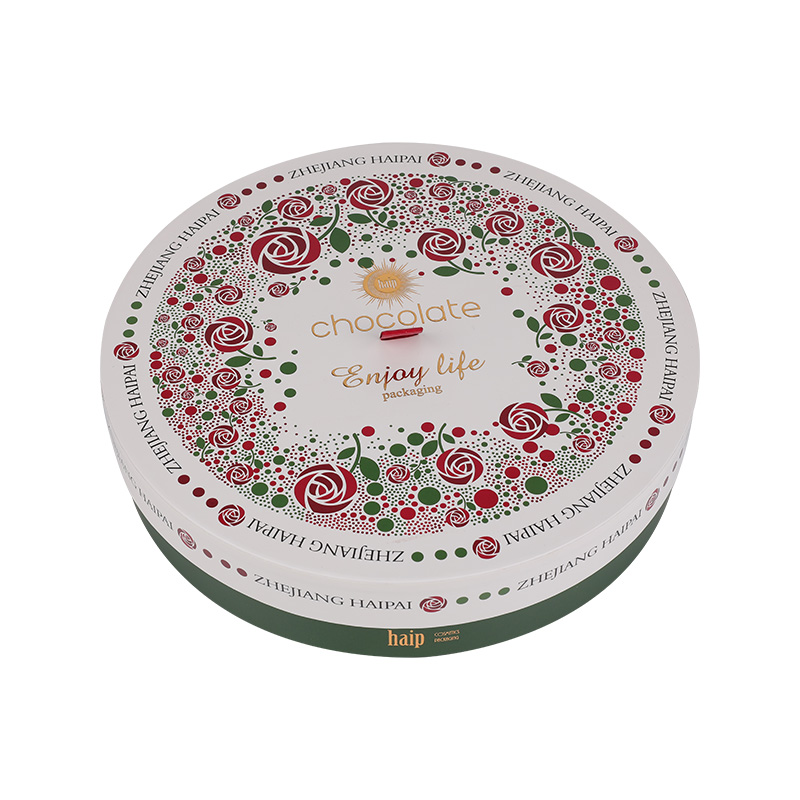 Round Chocolate Box With Lid